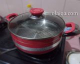 Foto langkah ke 5 dari resep Nasi Uduk Biru.