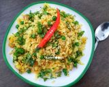 A picture of step 3 of Green Peas Poha.