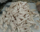 A picture of step 3 of Cheesy Crockpot Buffalo Chicken Dip.