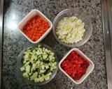 Foto del paso 3 de la receta: Arroz tricolor con verduritas y curry