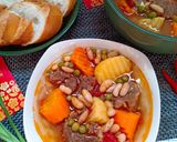 Hình bước làm 4 của món Bò nấu đậu