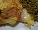 A picture of step 6 of Potato Frittata with a Side of Peas.