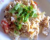 รูปขั้นตอนการทำที่ 3 ของ ข้าวผัดหมูใส่ไข่