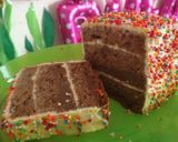 Foto langkah ke 8 dari resep Smashed Cake (kue ulang tahun pertama - tanpa gula).