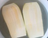 Foto del paso 1 de la receta: Calabacín relleno (sin horno)