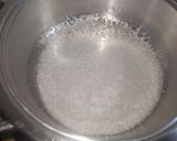 A picture of step 4 of Ghee Mysore pak.