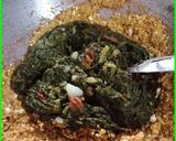 A picture of step 6 of Shaam savera - Paneer stuffed Spinach koftas.