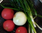 Hình bước làm 1 của món Bún cá trộn Thái Bình