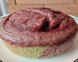 Foto del paso 8 de la receta: Torta de banana🍌 y mora🍒 marmoleada sin huevo y sin horno🧁🍒🍯