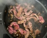 A picture of step 2 of Caramel Onion Steak.