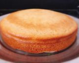 A picture of step 4 of Tricolour- Independence Day special cake.