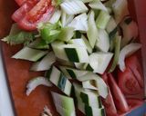 Hình bước làm 3 của món Mực xào cần tây