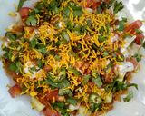 A picture of step 6 of Aloo and Papri Chaat.
