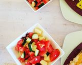 Pas rețetă Tagliatele cu somon si salată 1 fotografie