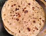 A picture of step 1 of Left over Roti Masala.