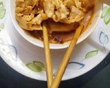 A picture of step 5 of Chicken momo soup.