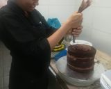 A picture of step 1 of Mirror Glace.