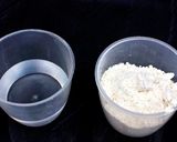 Foto del paso 1 de la receta Pan brioche semi-integral con arándanos