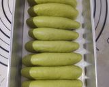 Foto langkah ke 5 dari resep Roti Sisir Pandan.