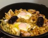 Foto del paso 4 de la receta Sartén de patatas, huevos y morcillas