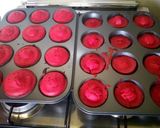 A picture of step 6 of Red velvet cupcakes.