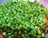 A picture of step 6 of Aloo beans.