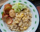 Foto langkah ke 4 dari resep Nasi Goreng Sambal Cabe Hijau.