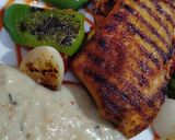 A picture of step 6 of Grilled chicken with tarragon sauce.