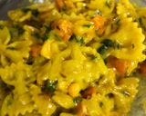 A picture of step 16 of Desi Style Masala Pasta.