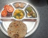 A picture of step 7 of Bajra Roti.