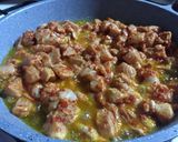 A picture of step 4 of Shish Tawook.