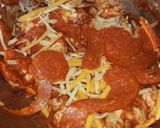 A picture of step 2 of Pepperoni tear and share bread.