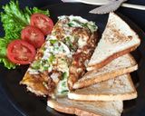 A picture of step 6 of Cheesey Lettuce Omelette.