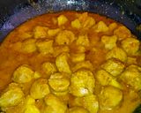 A picture of step 2 of Soyabean Curry.