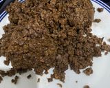 A picture of step 9 of Pastelon aka plantain lasagna.