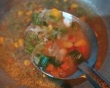 A picture of step 5 of Vegetable Soup.