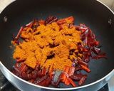 A picture of step 4 of Kolkatas famous beetroot chop.