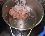 A picture of step 3 of Bitter Gourd (melon) Stuffed with Mince  Pork - Thai NO chillies :).