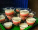 Foto langkah ke 7 dari resep Neapolitan silky pudding.