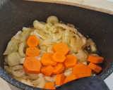 Foto del paso 6 de la receta: Rollitos de lomo a los dos jamones en salsa de setas