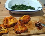 Foto del paso 1 de la receta: Carne al horno con papas y batatas con salsa schug