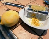 A picture of step 1 of Lemon Granita.