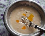 A picture of step 2 of Eggless pineapple cake.
