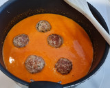 Foto del paso 9 de la receta: Albóndigas en salsa de pimientos del piquillo