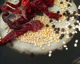 A picture of step 1 of Chettinad Aloo fry.