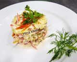 A picture of step 2 of Coleslaw Salad.