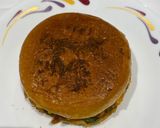 A picture of step 3 of Paneer Maska (buttered) buns.