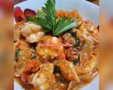 Foto langkah ke 5 dari resep Udang Saus Asam Manis.