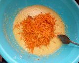 A picture of step 4 of Carrot cake (charcoal jiko baked).