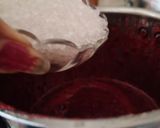 A picture of step 1 of Mulberry Mojito.